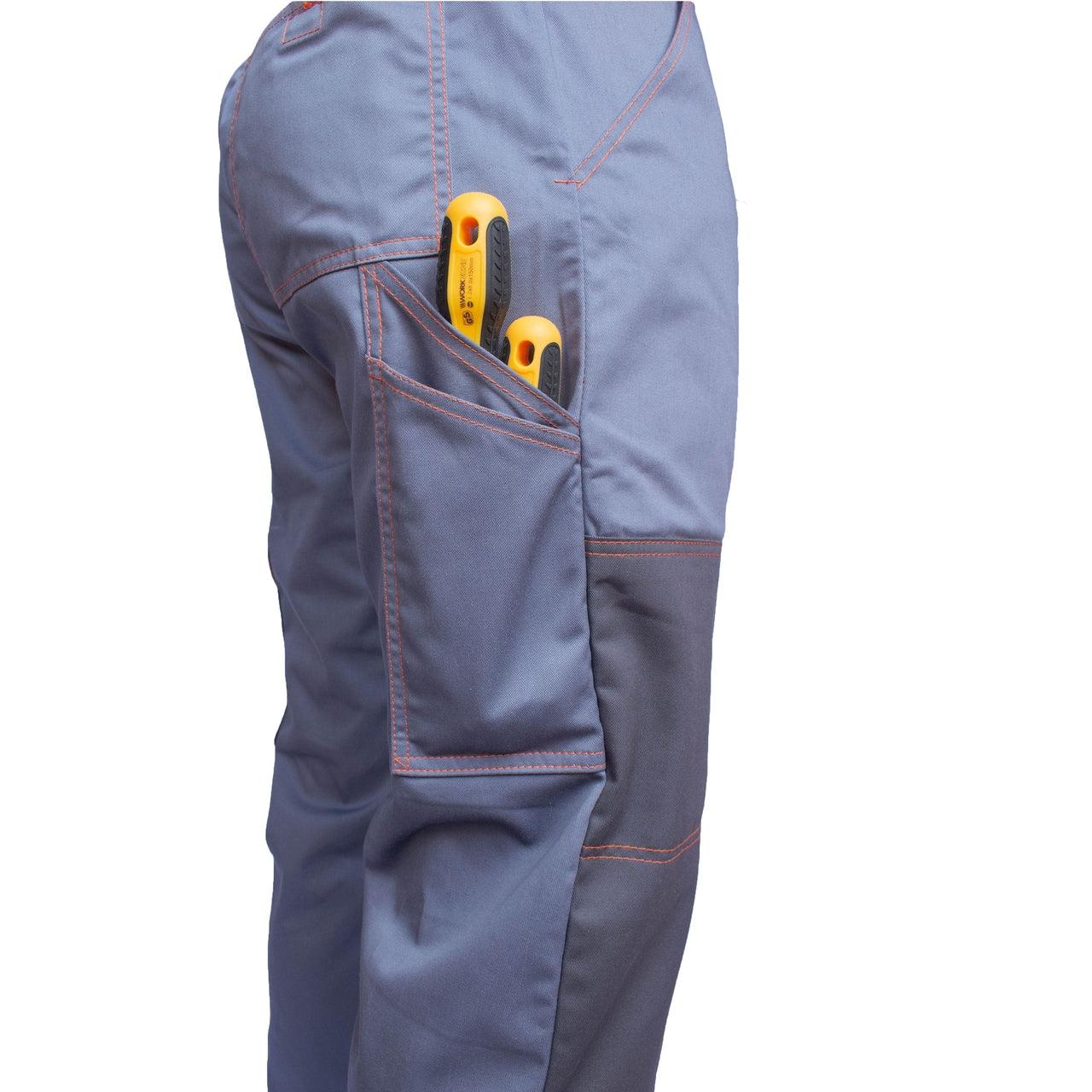 marathon szürke-narancs deréknadrág zseb